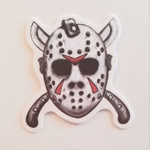 10/$10 Jason Mask Sticker